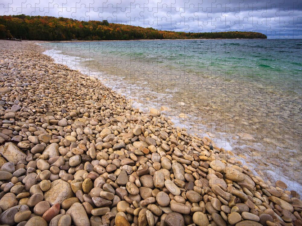 3scape Jigsaw Puzzle featuring the photograph Northern Shores by Adam Romanowicz