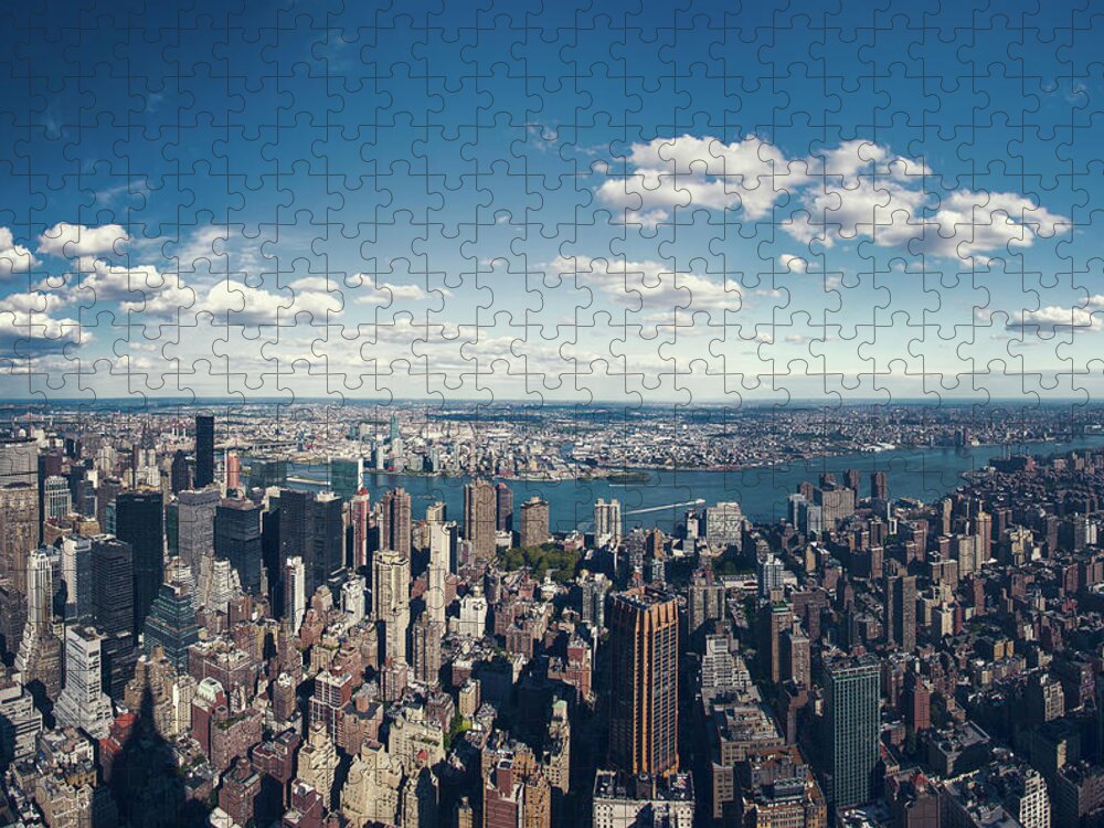 Nyc Three Boroughs Aerial Jigsaw Puzzle by Guillermo Murcia - Photos.com