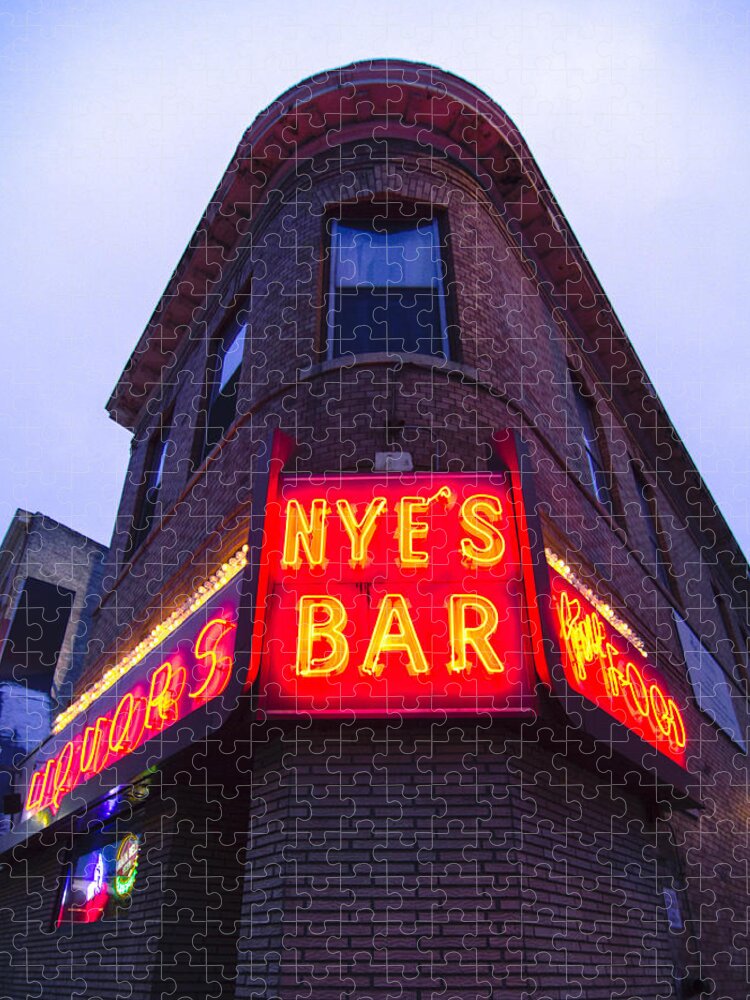 Nye's Jigsaw Puzzle featuring the photograph Nye's Bar by Day by Hermes Fine Art