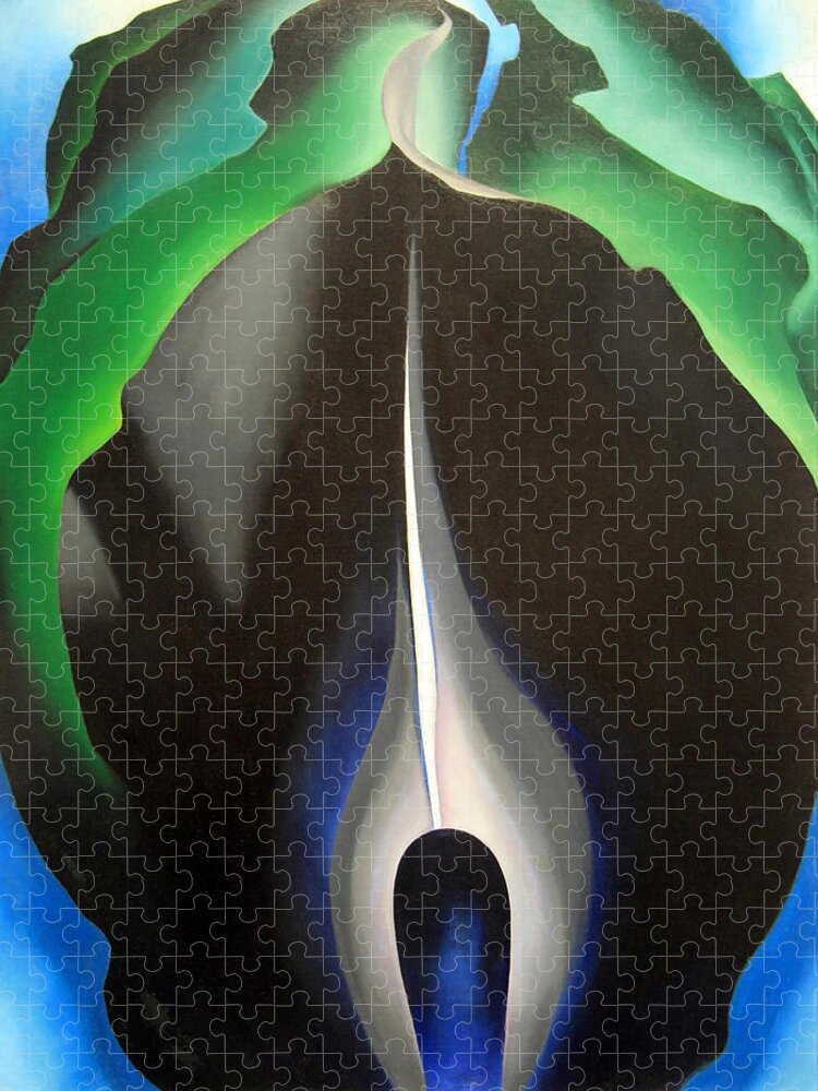 IJver analogie binding O'Keeffe's Jack In The Pulpit No. V Jigsaw Puzzle by Cora Wandel - Fine Art  America