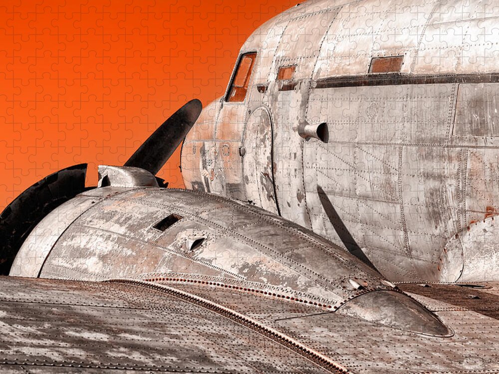 Dc-3 Jigsaw Puzzle featuring the photograph Old Bird by Daniel George