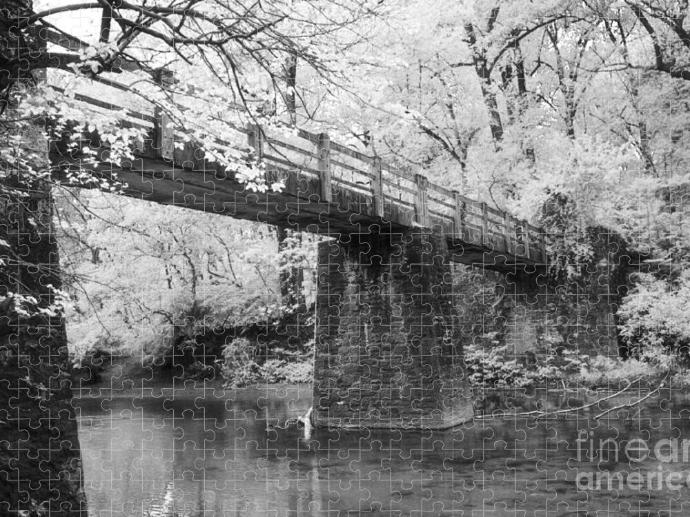 Brige Jigsaw Puzzle featuring the photograph Old Brige by Gerald Kloss