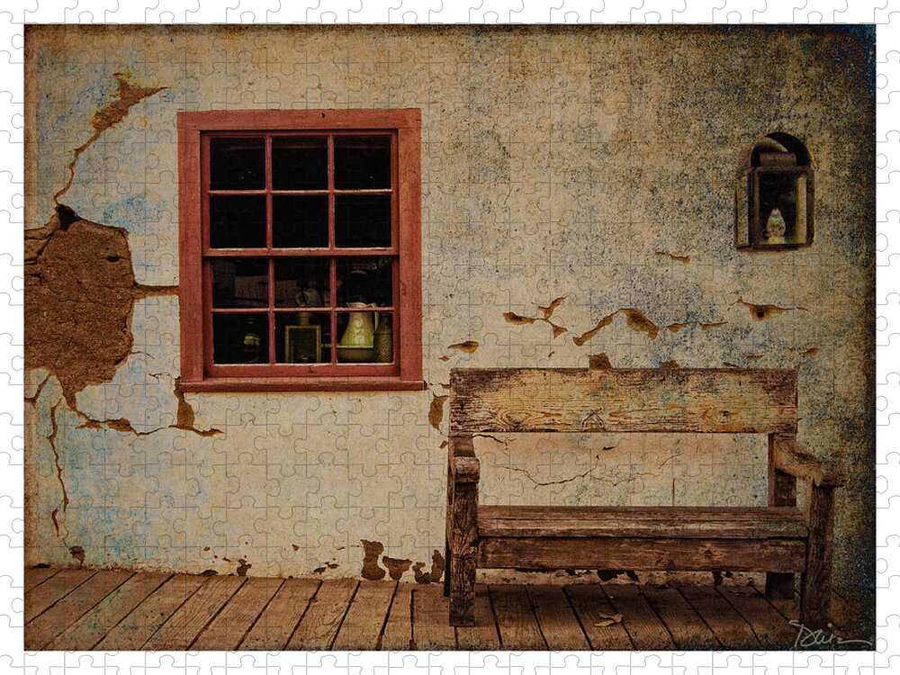 Taos Jigsaw Puzzle featuring the photograph Old Taos by Peggy Dietz