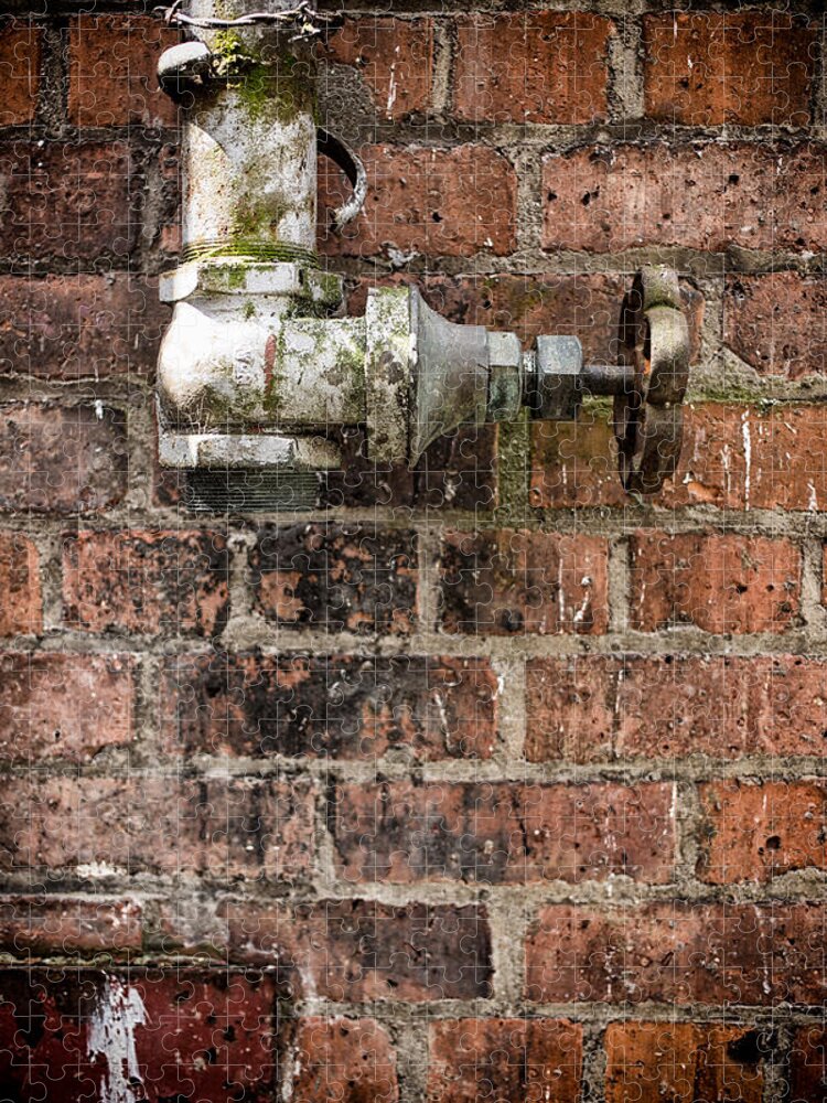 Urban Jigsaw Puzzle featuring the photograph Old valve by Nigel R Bell