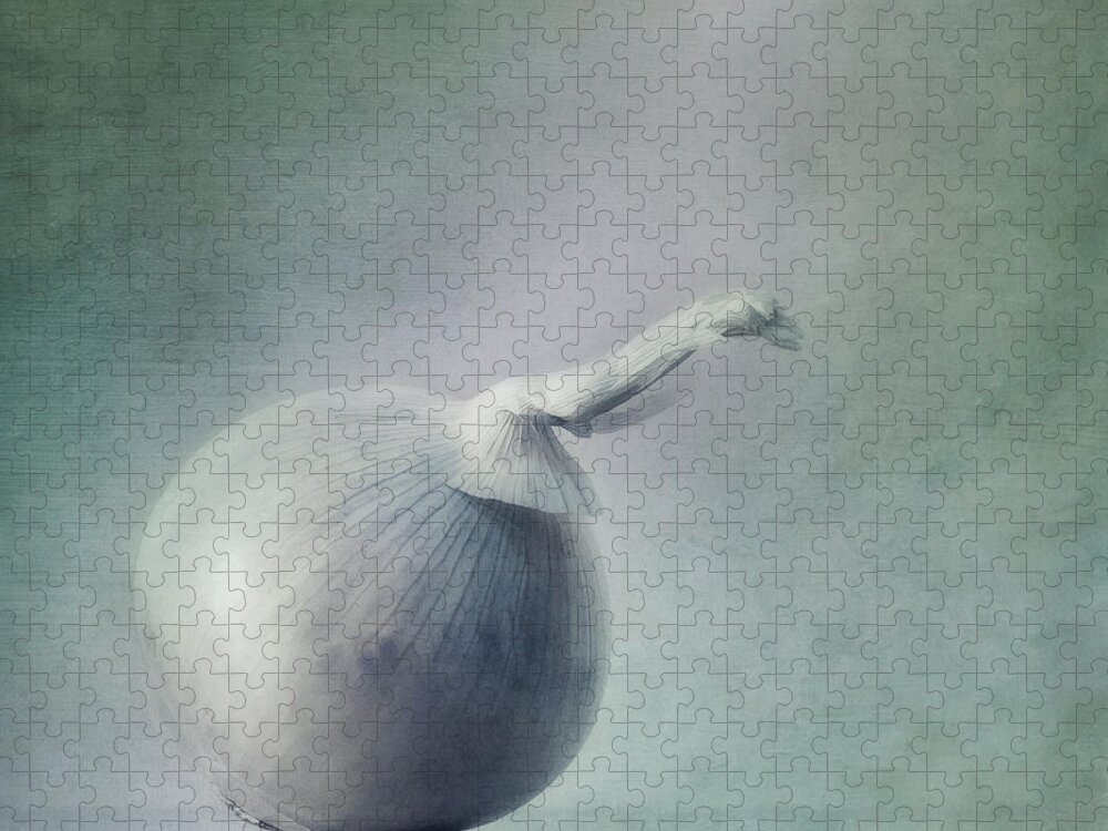Zwiebel Jigsaw Puzzle featuring the photograph Onion by Priska Wettstein