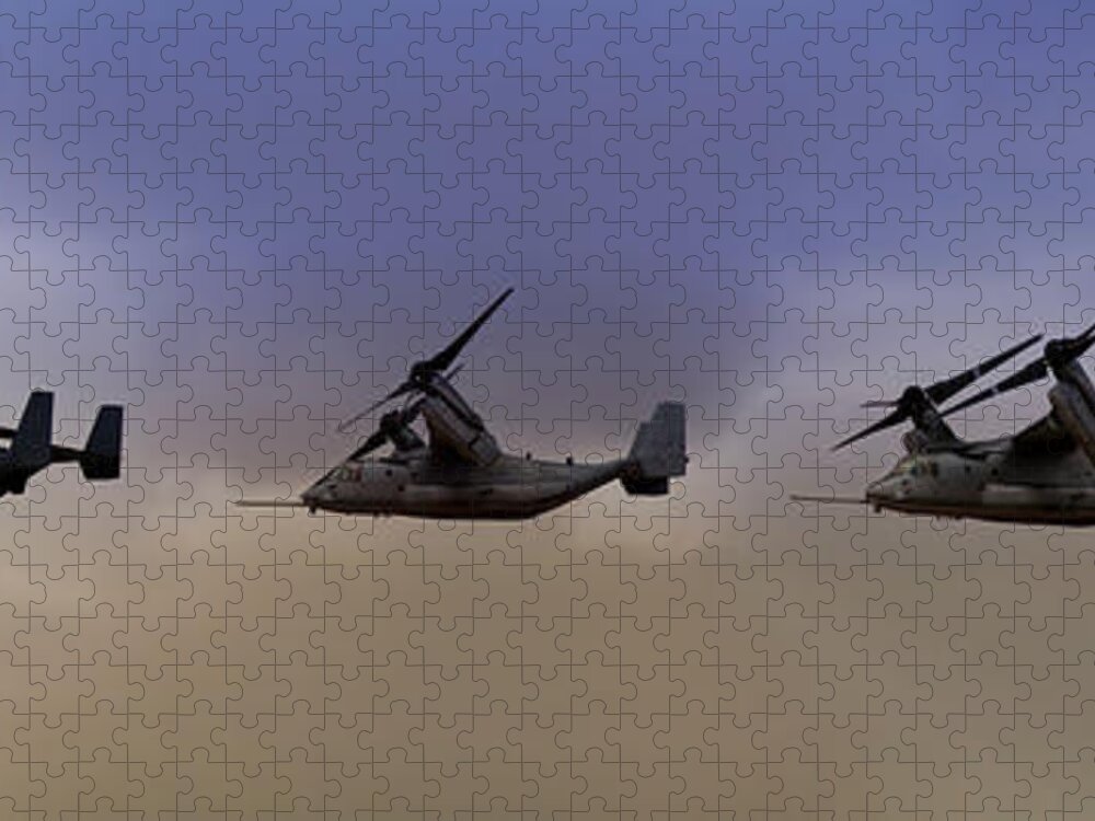 V22 Jigsaw Puzzle featuring the photograph Osprey Transformation by Ricky Barnard