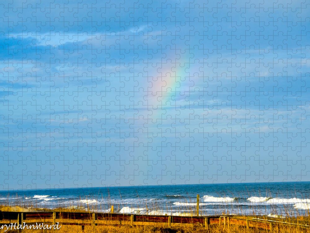 Blue Skies Jigsaw Puzzle featuring the photograph Out Of The Blue by Mary Hahn Ward