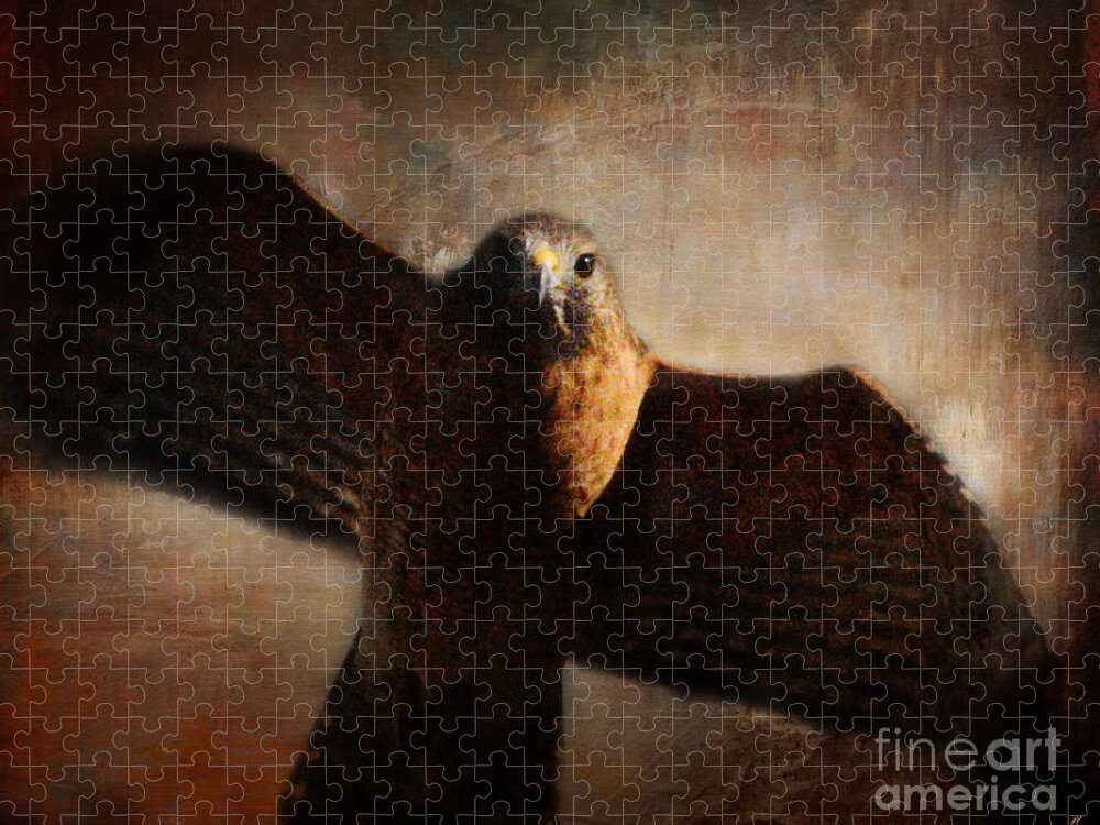 Bird Jigsaw Puzzle featuring the photograph Out of the Darkness by Jai Johnson