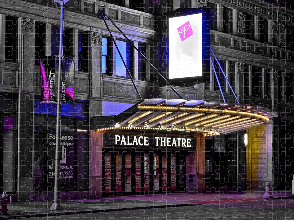 Palace Jigsaw Puzzle featuring the photograph Palace Theater Cleveland Ohio by Frozen in Time Fine Art Photography