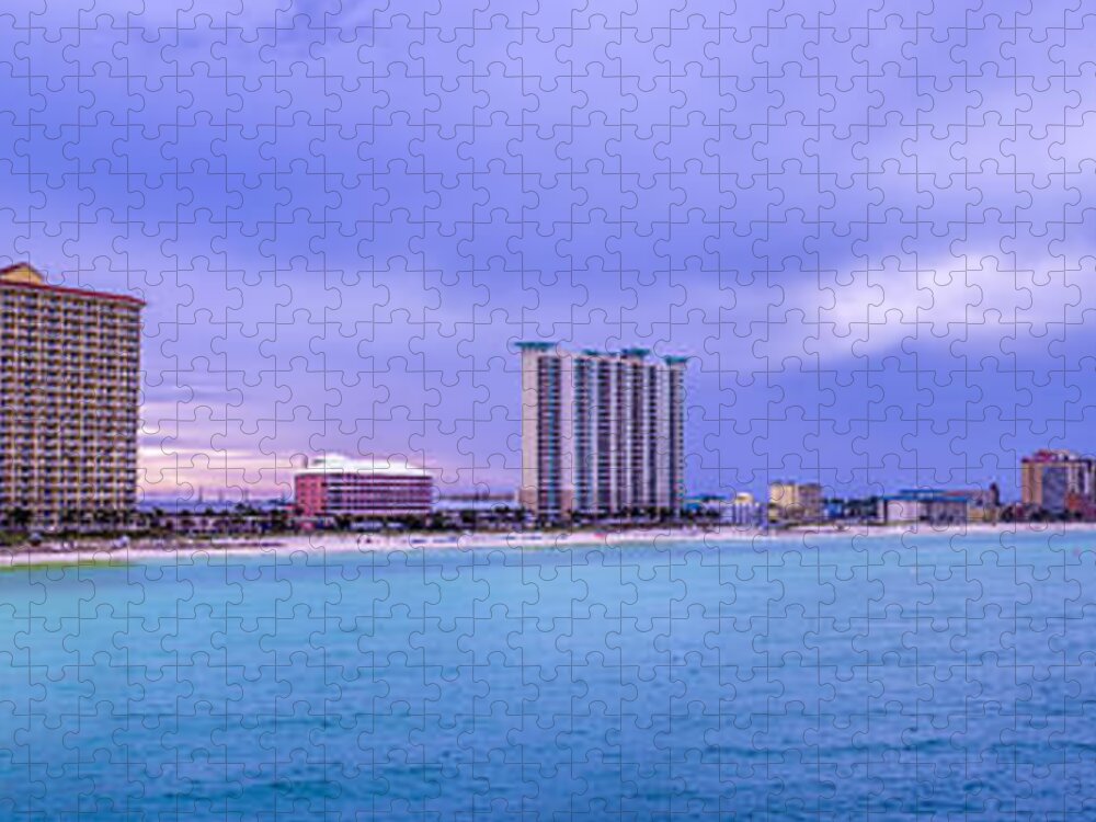 Panama City Beach Jigsaw Puzzle featuring the photograph Panama City Beach by David Morefield