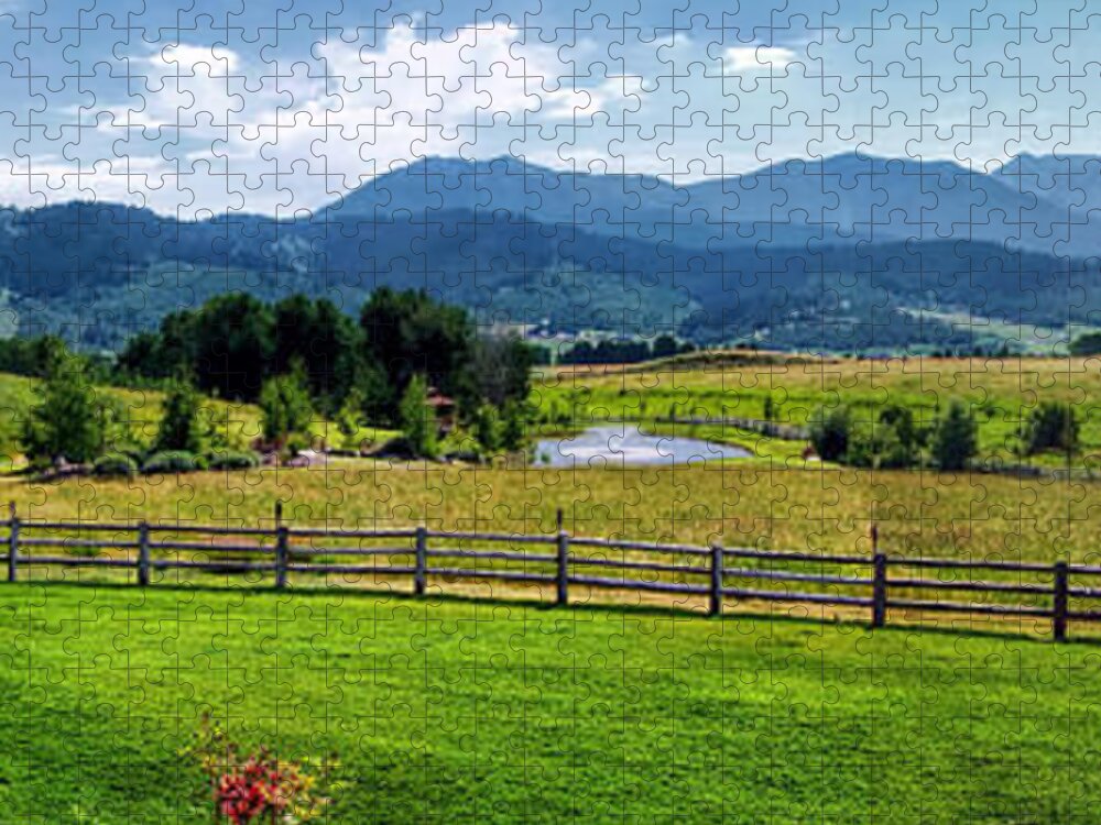 Wyoming Jigsaw Puzzle featuring the photograph Panorama 5 by Dawn Eshelman