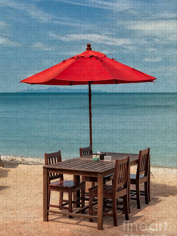 Paradise Jigsaw Puzzle featuring the photograph Paradise Dining Thailand by Adrian Evans