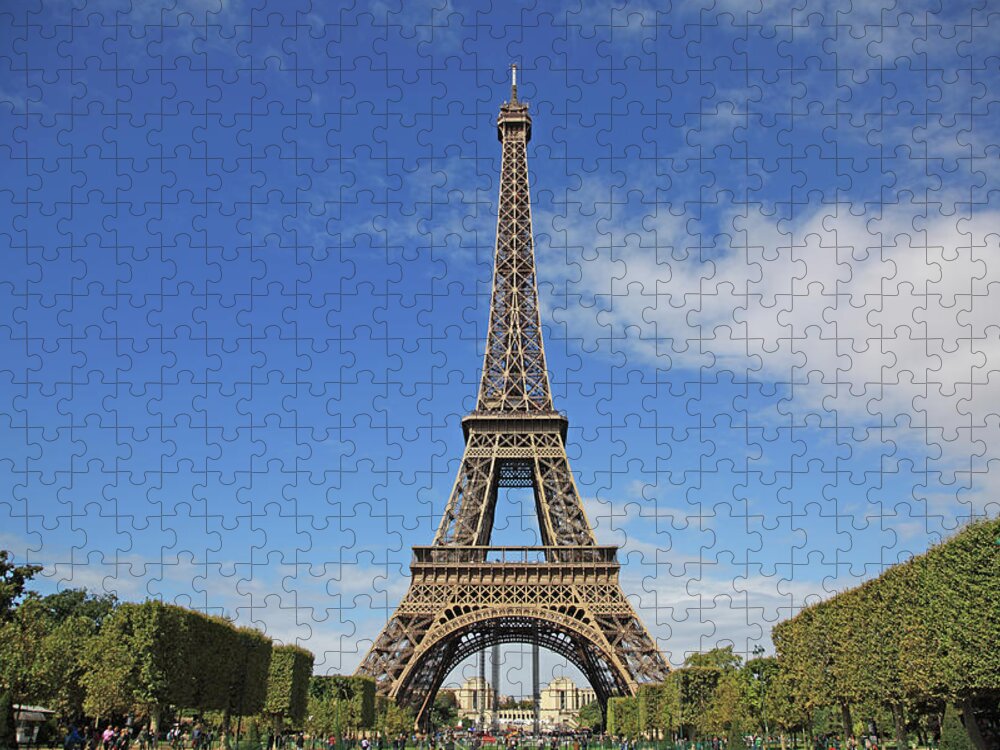 Eiffel Tower Jigsaw Puzzle featuring the photograph Paris, Eiffel Tower by Hiroshi Higuchi