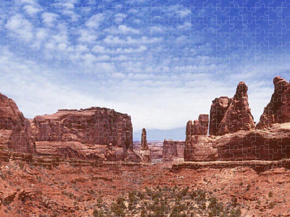 Park Avenue Jigsaw Puzzle featuring the photograph Park Avenue - Utah by Mike McGlothlen