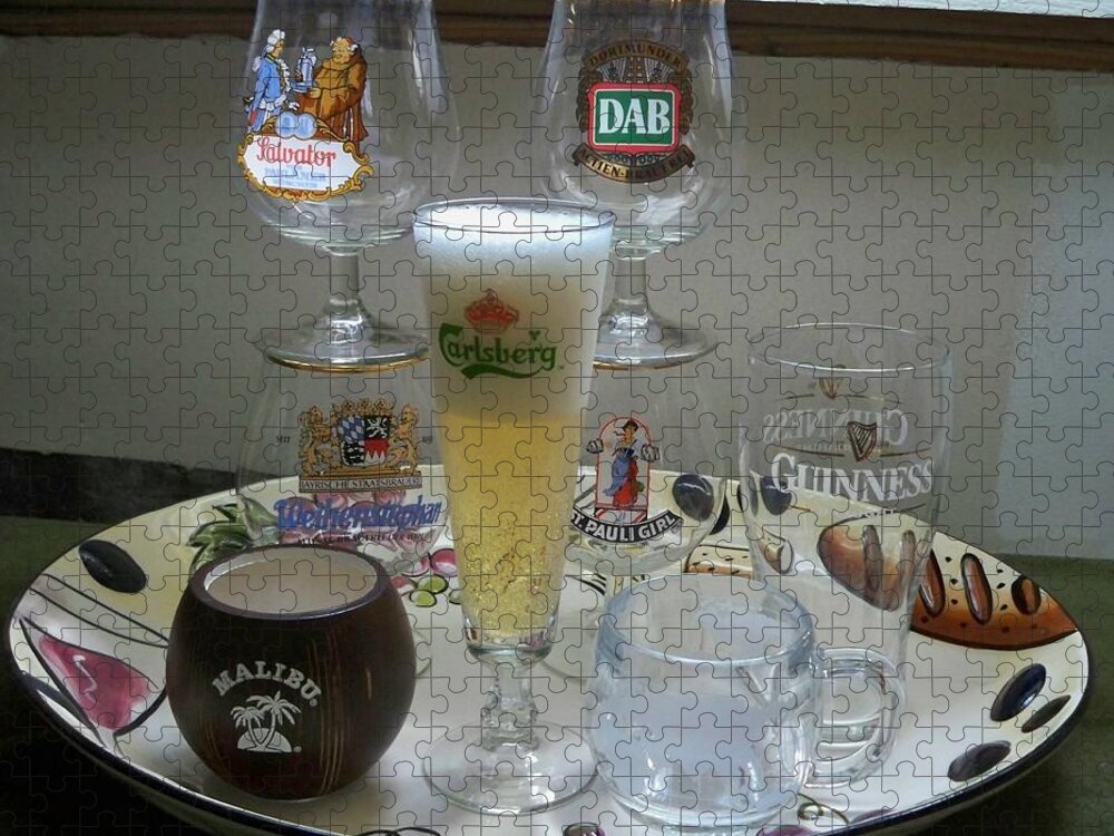 Beer Jigsaw Puzzle featuring the photograph Party time by Nancy Graham