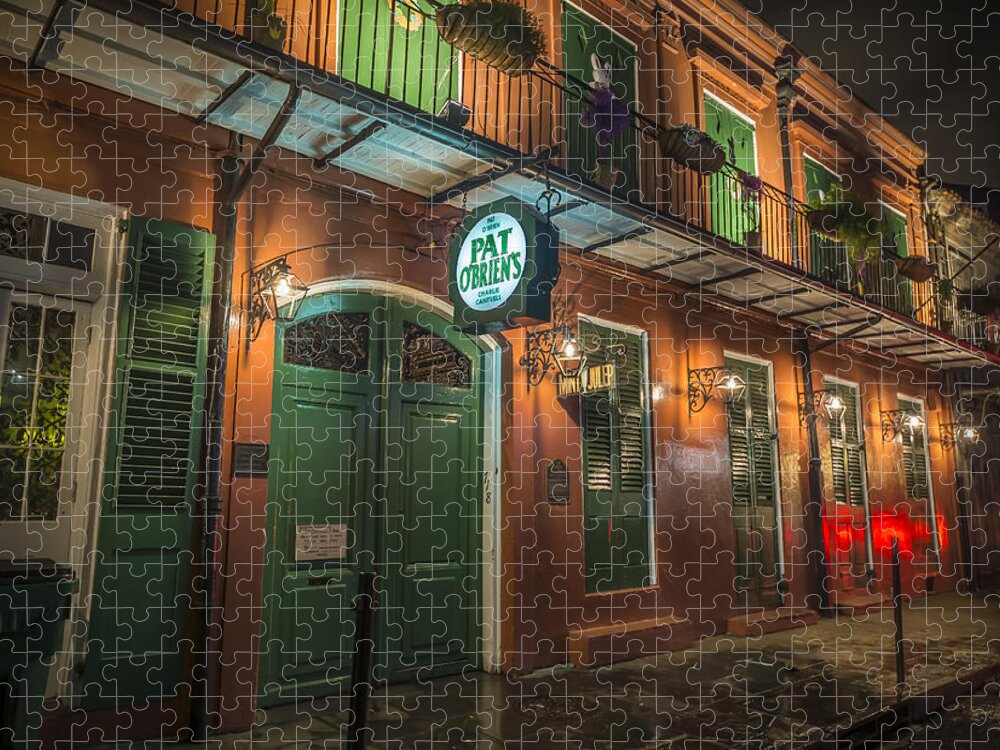 Pat O�brien�s Jigsaw Puzzle featuring the photograph Pat OBriens New Orleans by David Morefield