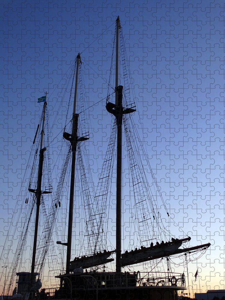 Peacemaker Tall Ship Jigsaw Puzzle featuring the photograph Peacemaker Tall Ship by David T Wilkinson