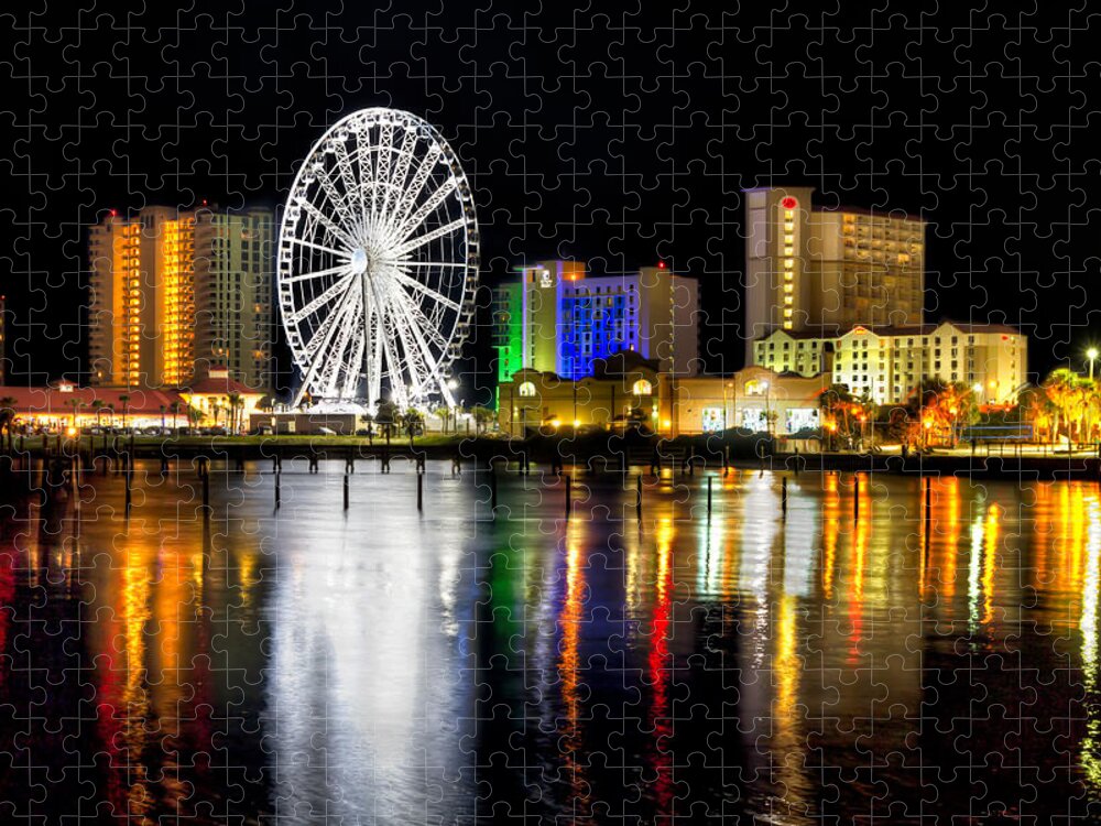 Florida Jigsaw Puzzle featuring the photograph Pensacola Beach Skyline by Tim Stanley