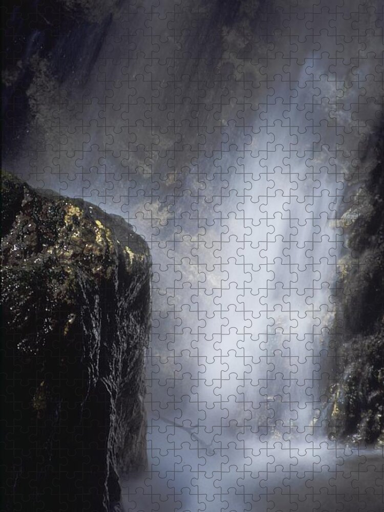 California Jigsaw Puzzle featuring the photograph Pfeiffer Falls Closeup by Ken Dietz
