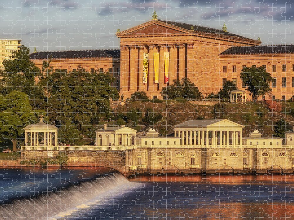 Philadelphia Museum Of Art Jigsaw Puzzle featuring the photograph Philadelphia Museum of Art by Susan Candelario