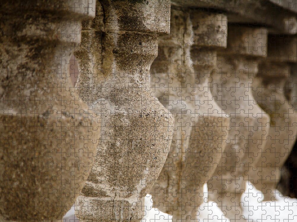 Stone Jigsaw Puzzle featuring the photograph Pillars by Courtney Webster