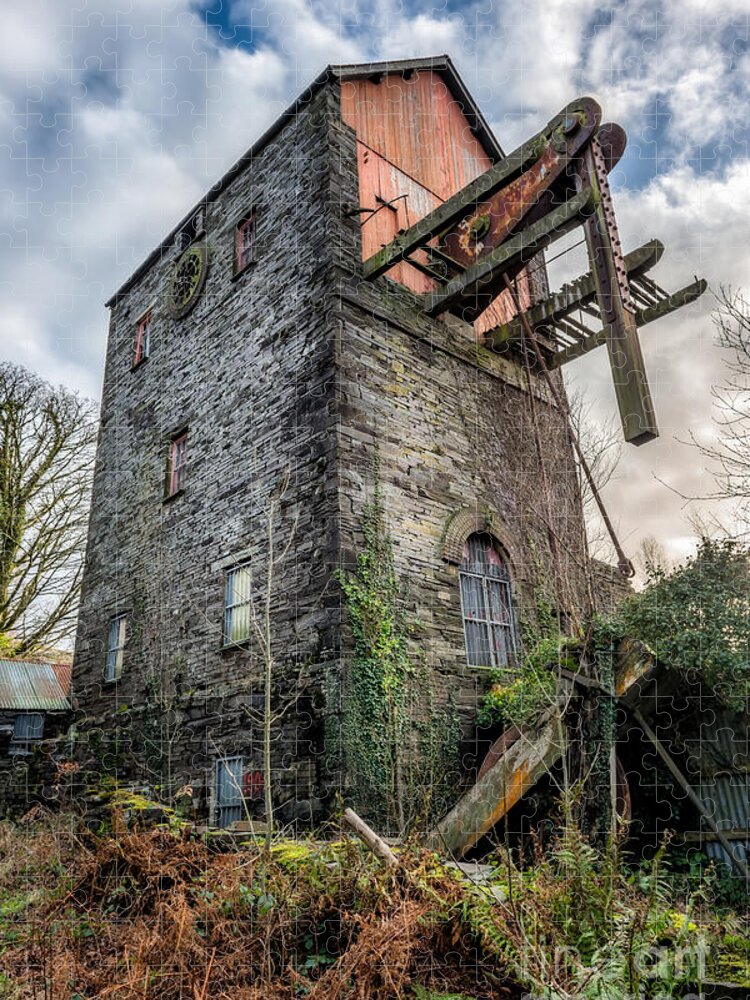 Dorothea Quarry Jigsaw Puzzle featuring the photograph Pump House by Adrian Evans