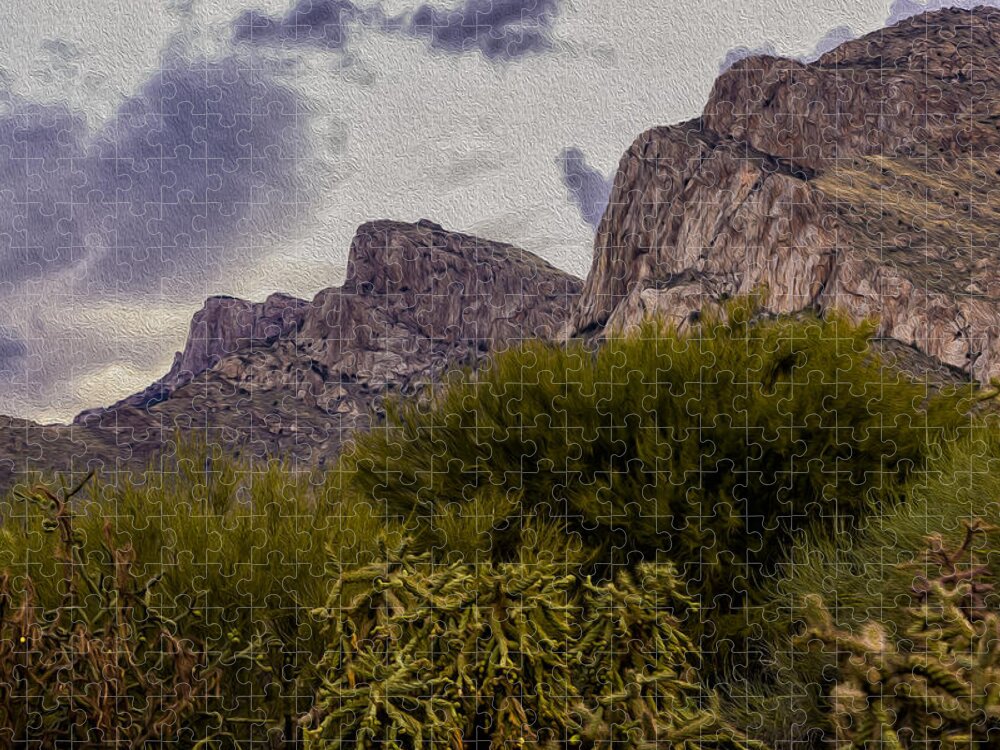 Mark Myhaver Jigsaw Puzzle featuring the photograph Pusch Ridge Peaks by Mark Myhaver
