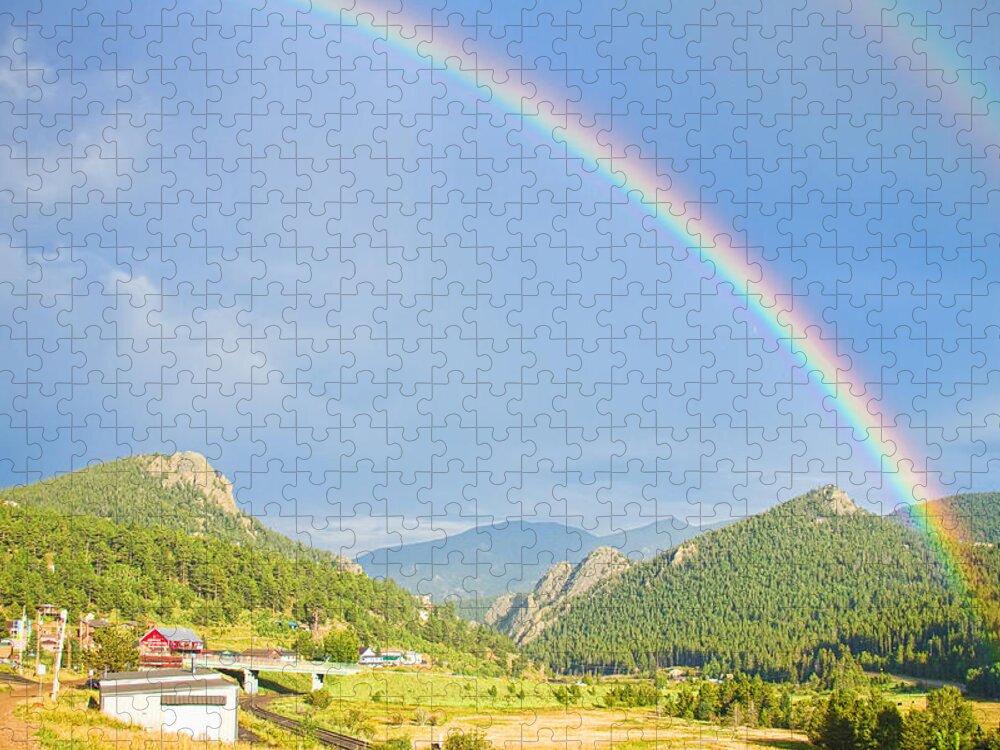 Rainbows Jigsaw Puzzle featuring the photograph Rainbow Over Rollinsville by James BO Insogna