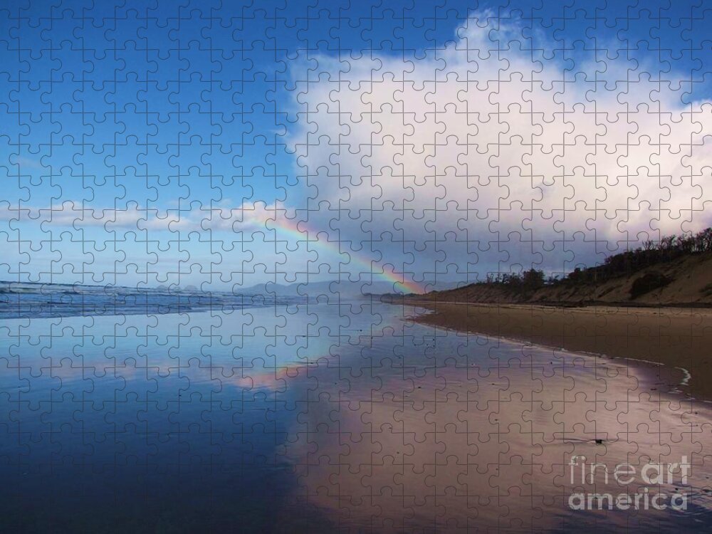 Rainbow Jigsaw Puzzle featuring the photograph Rainbow Reflection by Michele Penner
