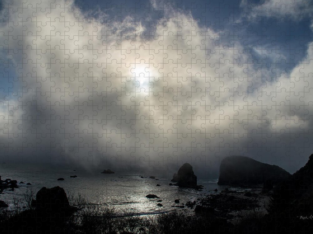 Fog Jigsaw Puzzle featuring the photograph Rapidly the Fog Approaches by Mick Anderson