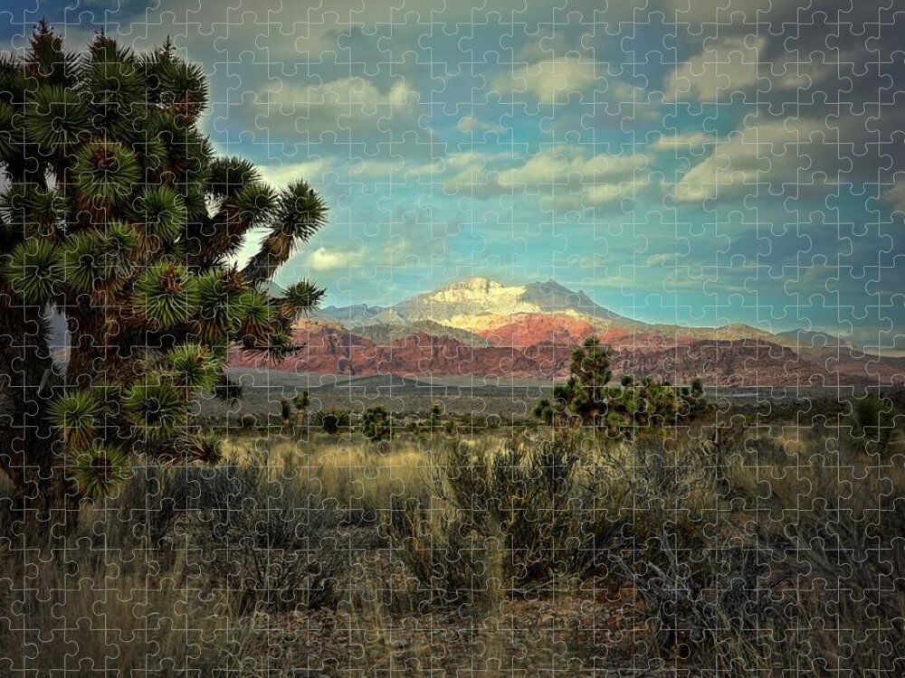 Red Rock National Conservation Area Jigsaw Puzzle featuring the photograph Red Rock East by Mark Ross