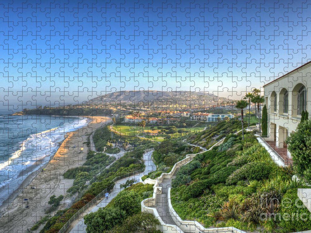 Laguna Niguel Hillside Vista Jigsaw Puzzle featuring the photograph Laguna Niguel Hillside Vista by David Zanzinger