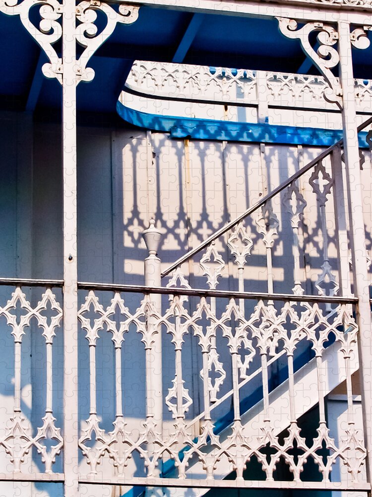 Bars Jigsaw Puzzle featuring the photograph Riverboat Railings by Christi Kraft