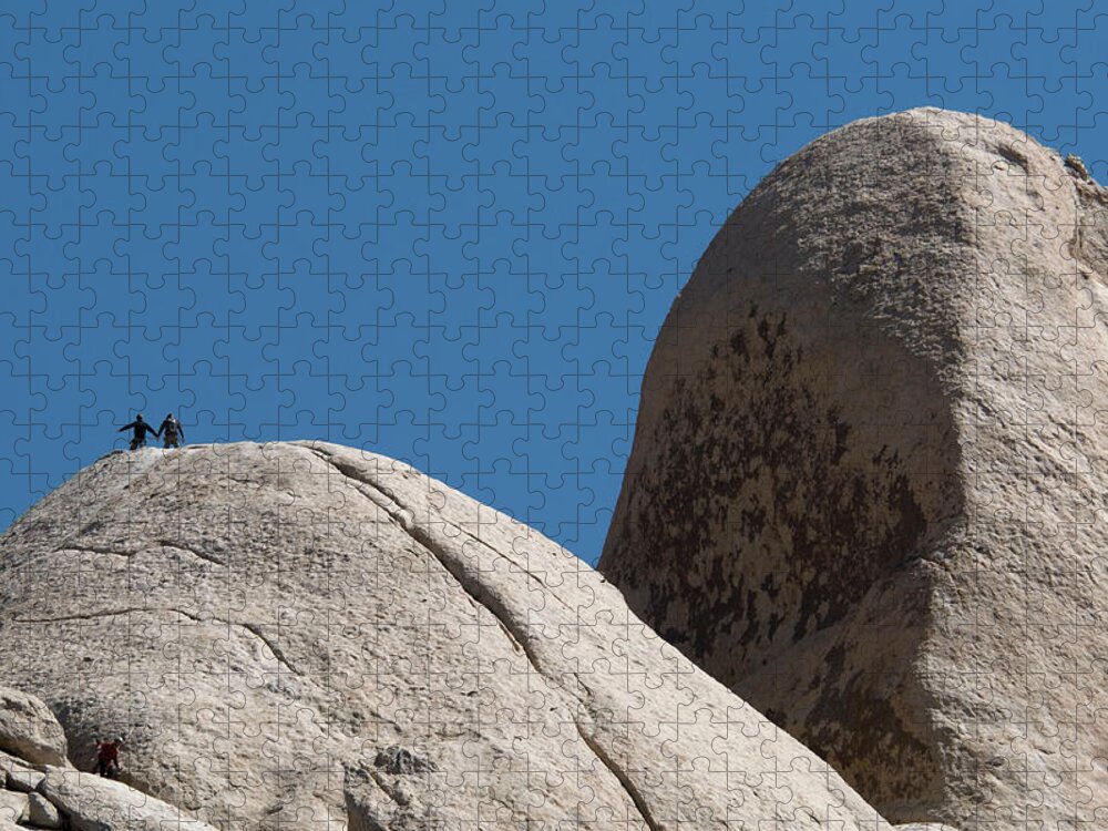 Psychological paper Monday Rock Climbers On Monzonite Granite Rock Jigsaw Puzzle by Mark Newman |  Pixels