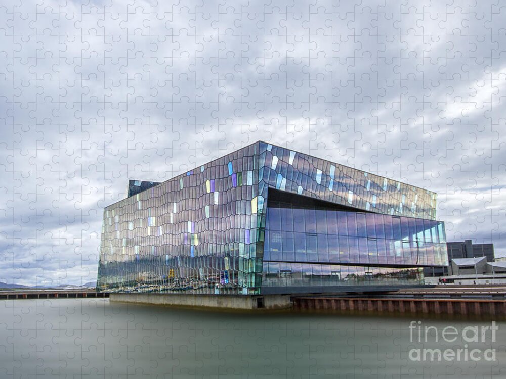 Harpa Jigsaw Puzzle featuring the photograph Rock This Town by Evelina Kremsdorf