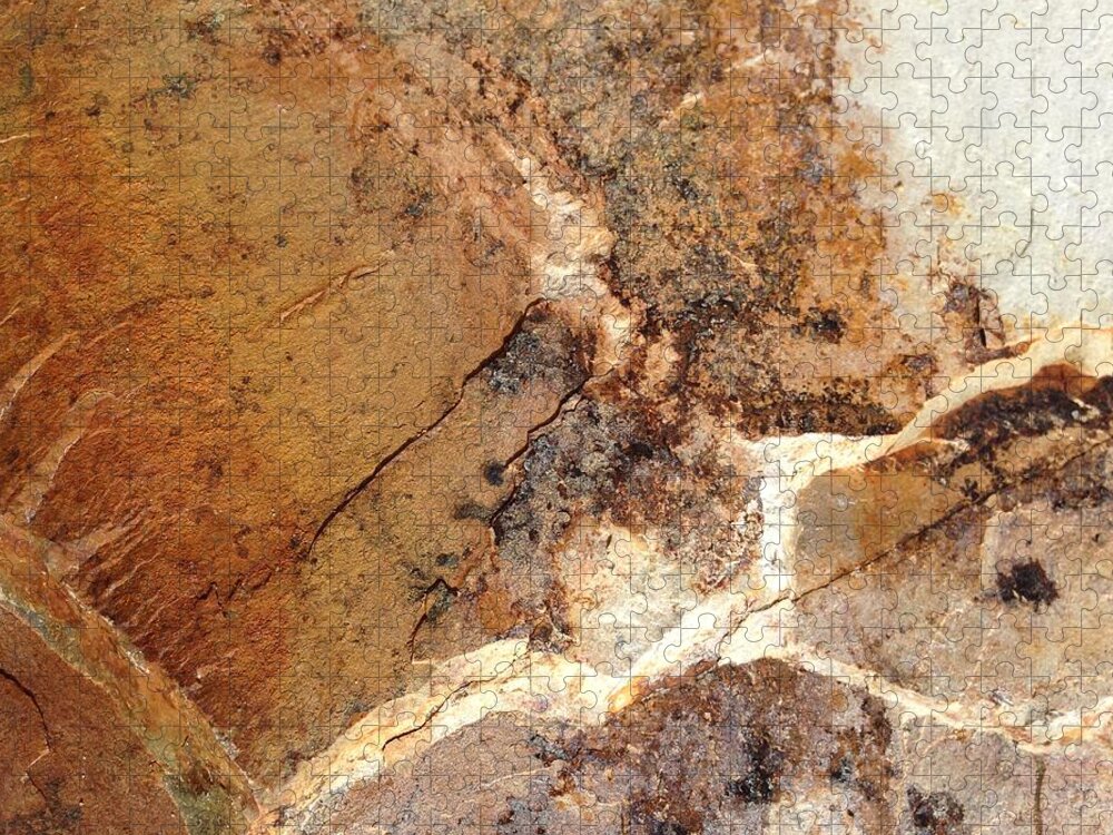Rock Jigsaw Puzzle featuring the photograph Rockscape 1 by Linda Bailey
