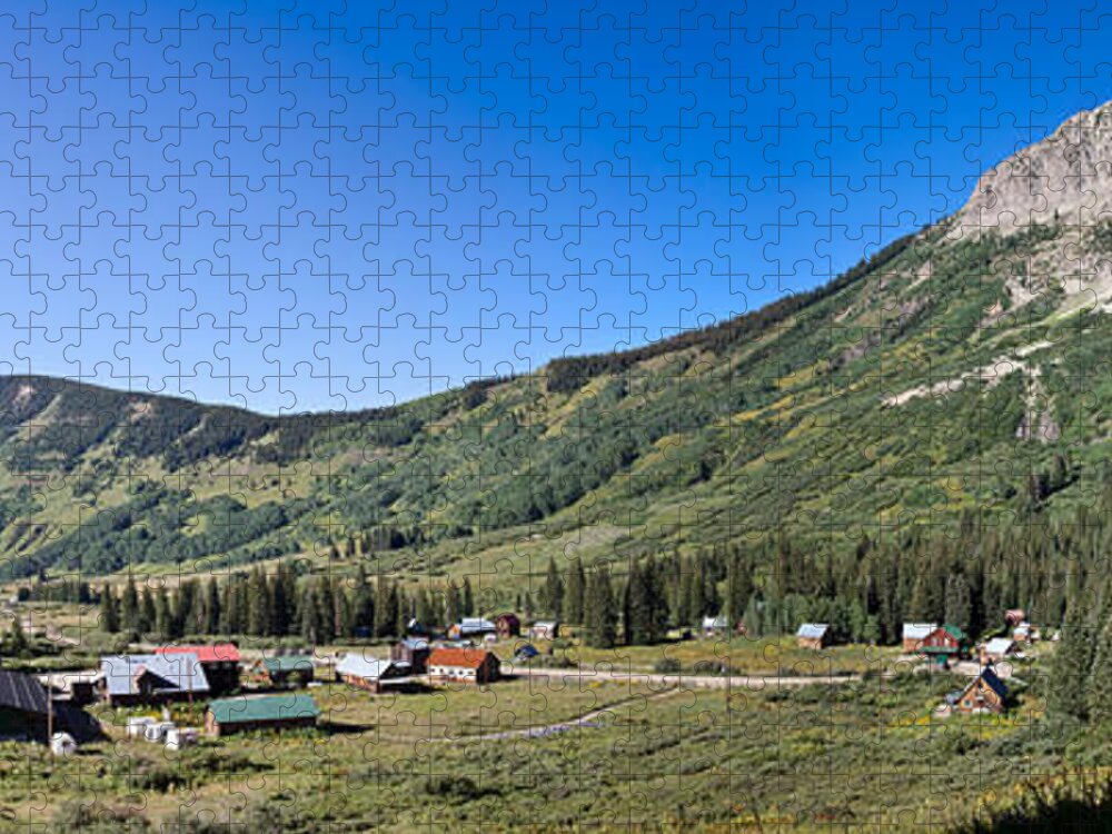 Rmbl Jigsaw Puzzle featuring the photograph Rocky Mountain Biological Laboratory by Greg Dimijian
