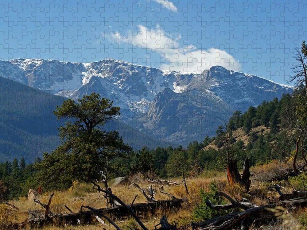 Rocky Mountains Jigsaw Puzzle featuring the photograph Rocky Mountain High by Ernest Echols