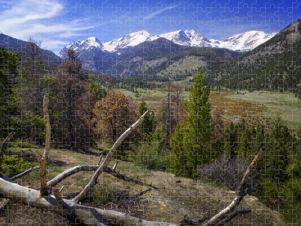 Rocky Mountain National Park Jigsaw Puzzle featuring the photograph Rocky Mountain National Park by Joan Carroll