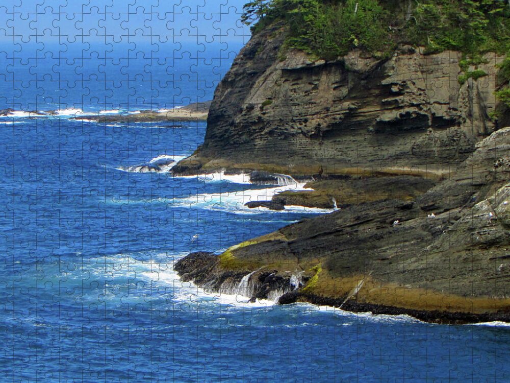 Neah Bay Jigsaw Puzzle featuring the photograph Rocky Shores by Tikvah's Hope