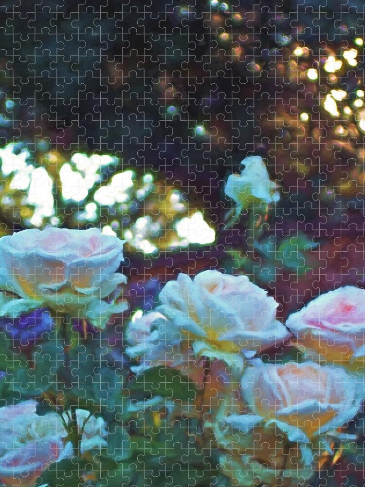 Floral Jigsaw Puzzle featuring the photograph Rose 321 by Pamela Cooper