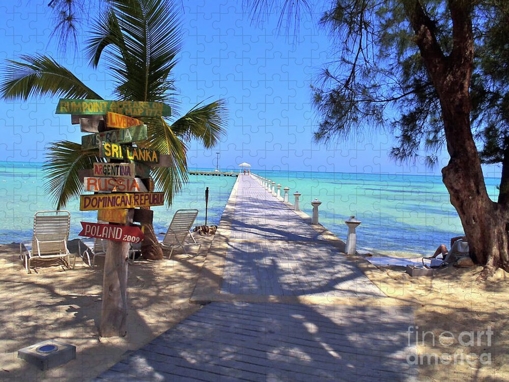 Cayman Jigsaw Puzzle featuring the photograph Rum Point by Carey Chen