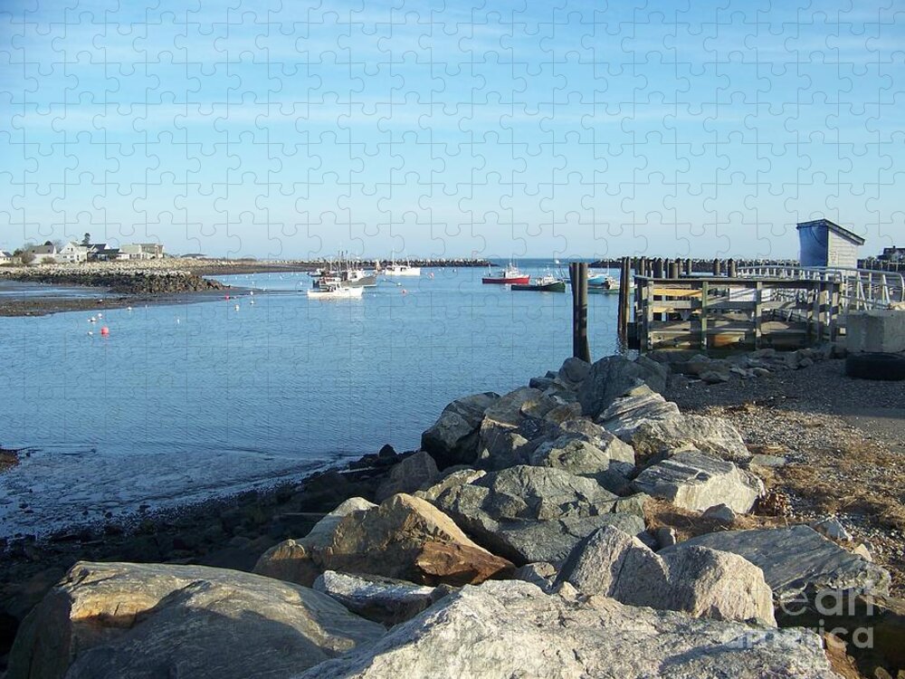 Rye Nh Jigsaw Puzzle featuring the photograph Rye Harbor by Eunice Miller
