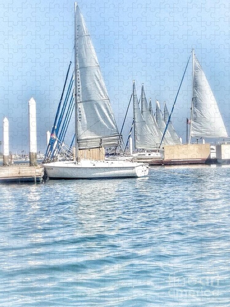 Sailboats Jigsaw Puzzle featuring the photograph Sailing Dream by Susan Garren