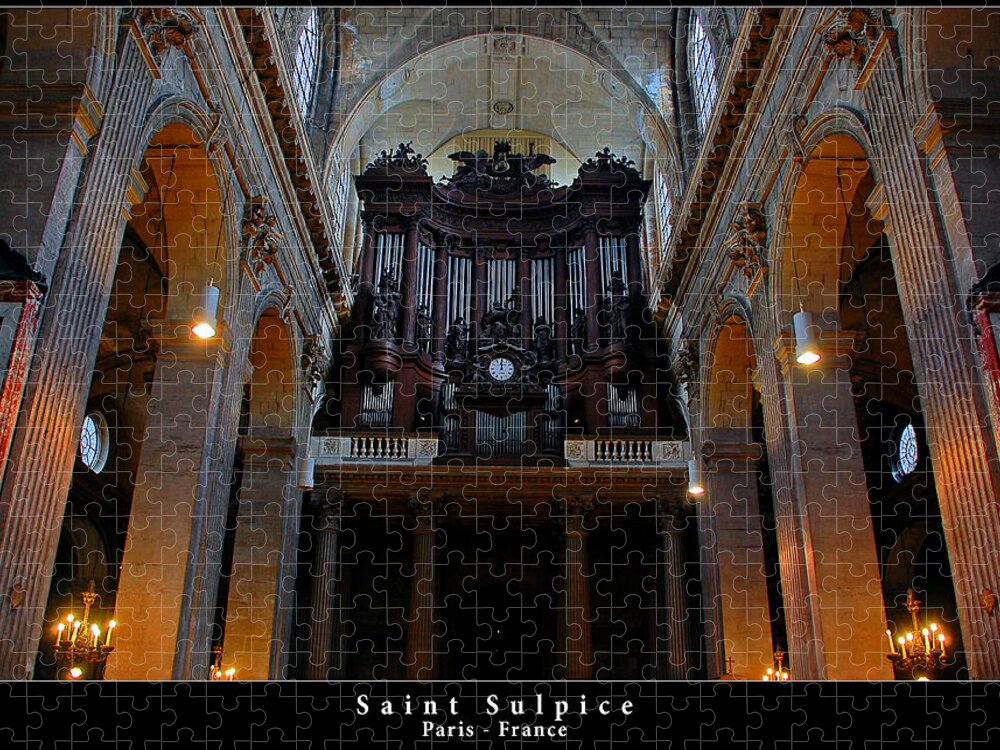 Architecture Jigsaw Puzzle featuring the photograph Saint Sulpice by Dany Lison
