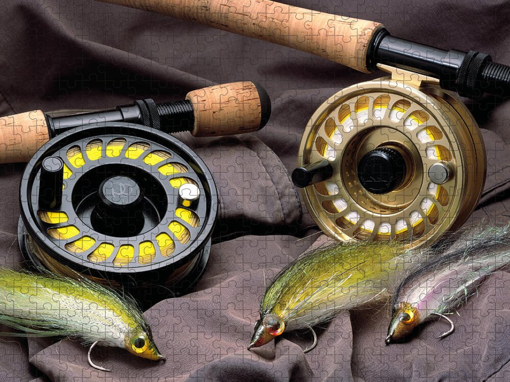 Saltwater Fly Fishing Rods, Reels Jigsaw Puzzle by Theodore