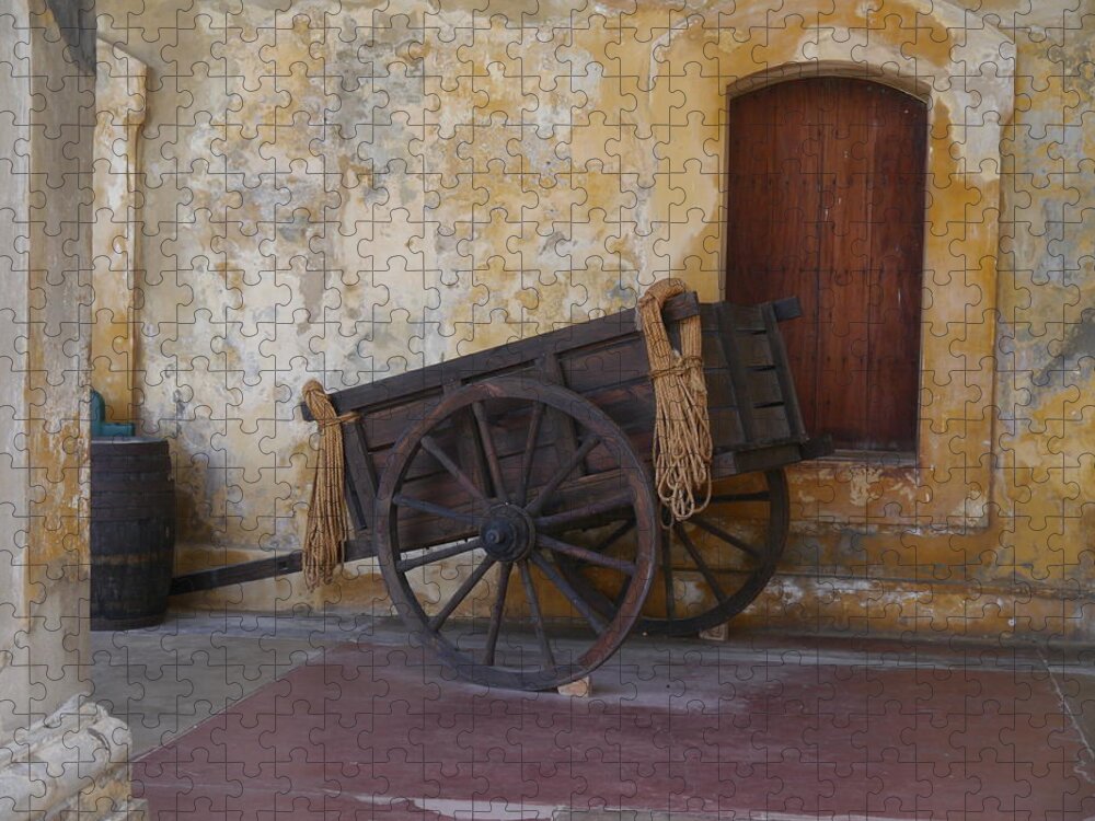 Richard Reeve Jigsaw Puzzle featuring the photograph San Juan - San Cristobal Wagon by Richard Reeve