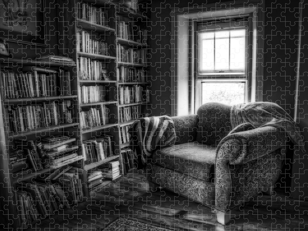 The Old Library Jigsaw Puzzle by Adrian Evans - Pixels Puzzles