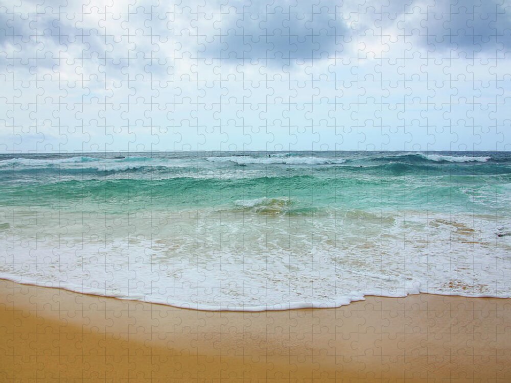 Tranquility Jigsaw Puzzle featuring the photograph Sand Sea And Sky by Daniela Duncan