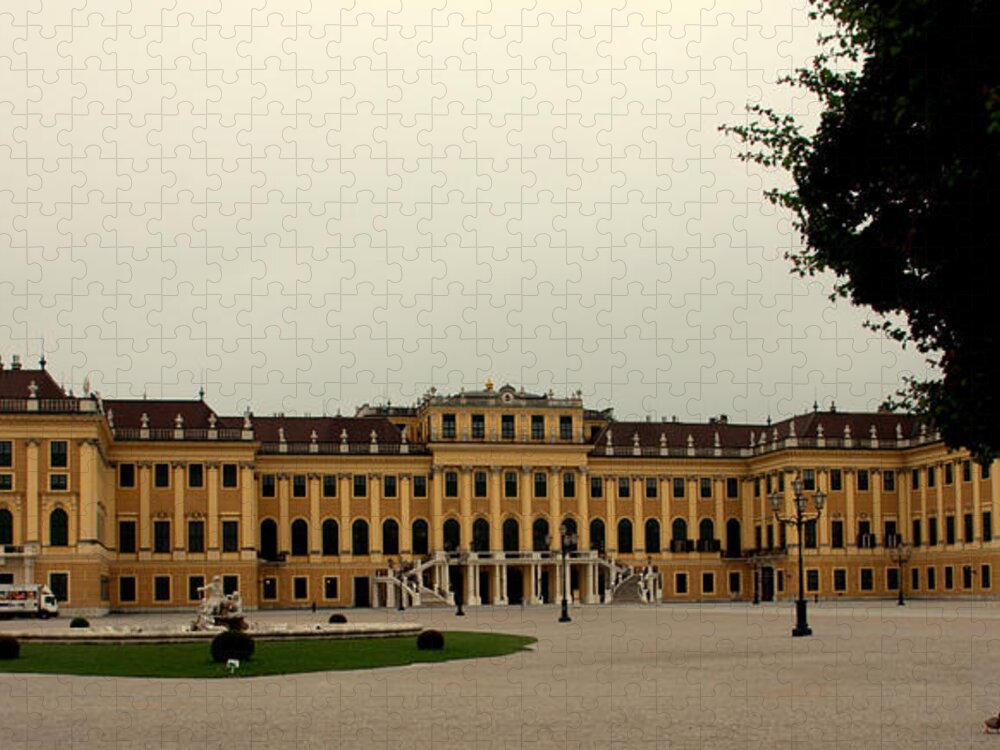 Austria Jigsaw Puzzle featuring the photograph Schonbrunn Palace by Caroline Stella